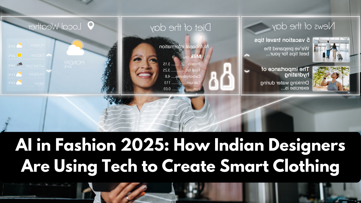 AI in Fashion 2025: How Indian Designers Are Using Tech to Create Smart Clothing