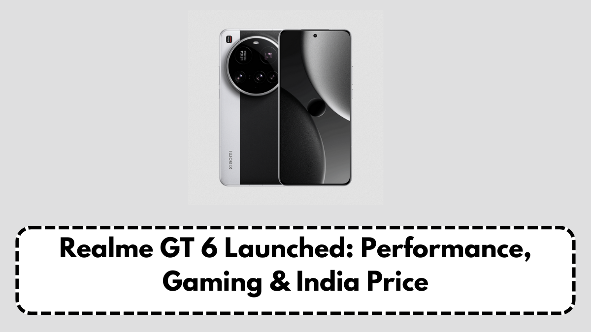 Realme GT 6 Launched: Performance, Gaming & India Price