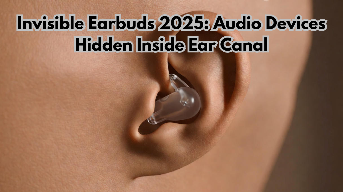 Invisible Earbuds 2025: Audio Devices Hidden Inside Ear Canal