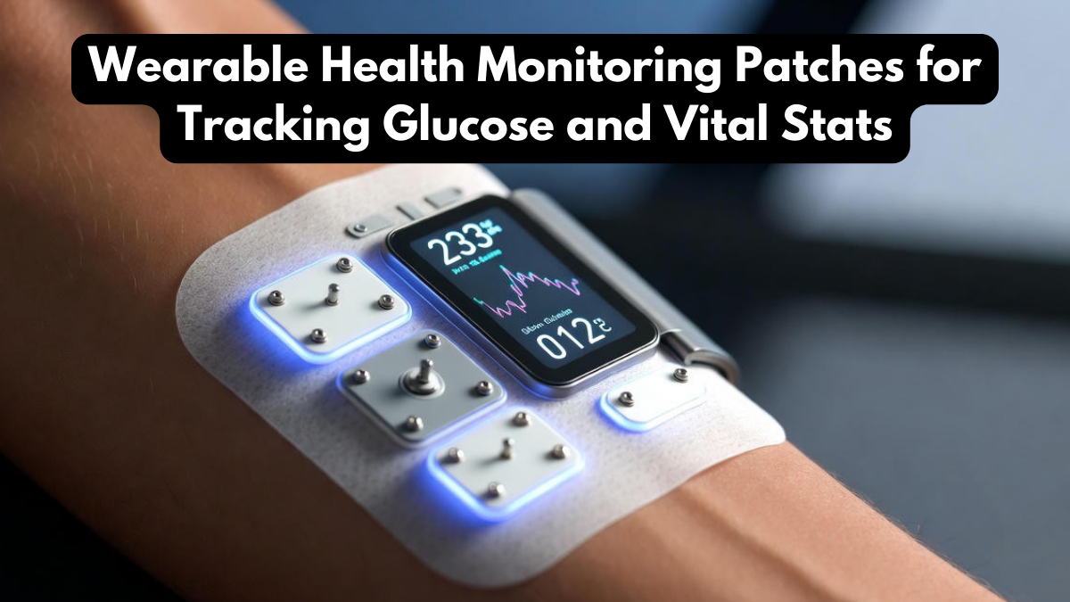 Wearable Health Monitoring Patches for Tracking Glucose and Vital Stats