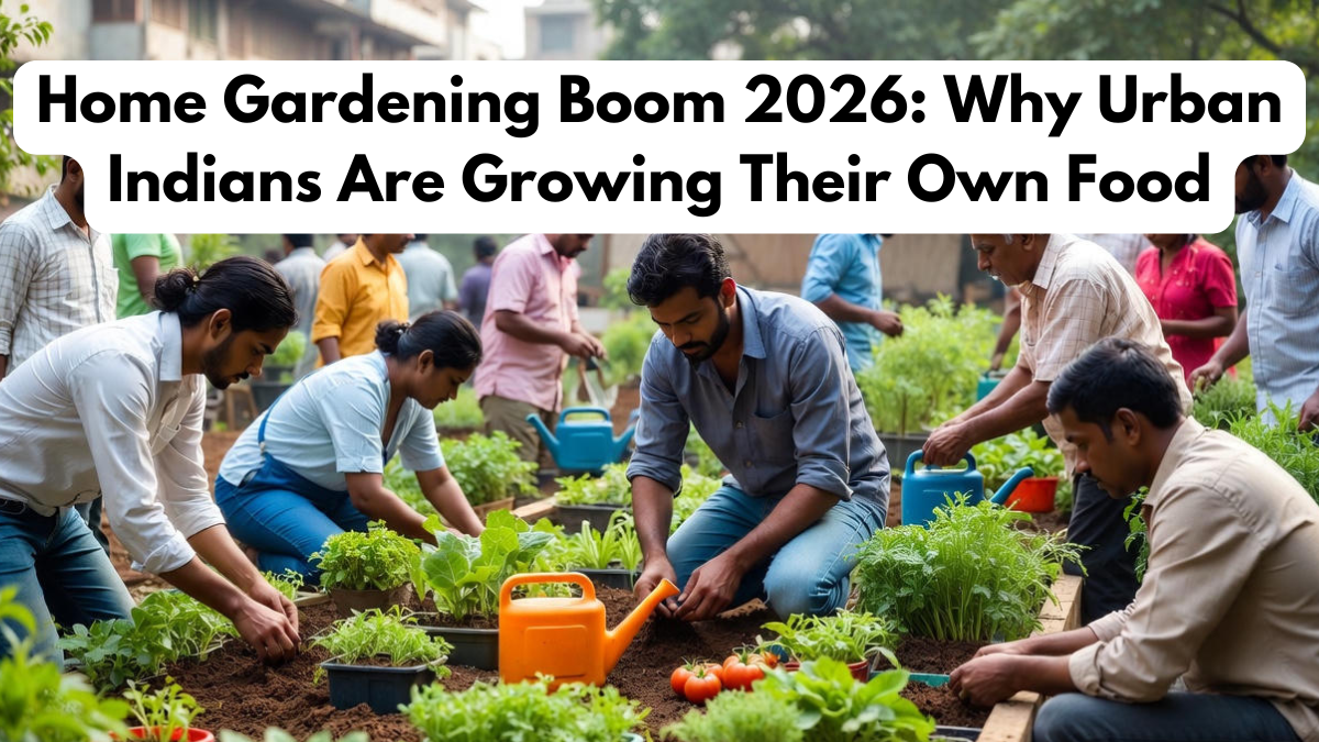 Home Gardening Boom 2026: Why Urban Indians Are Growing Their Own Food