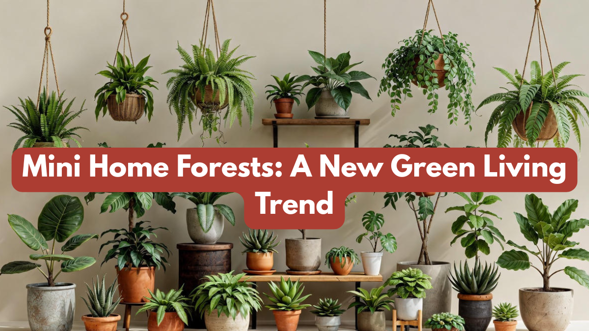 Mini Home Forests: A New Green Living Trend
