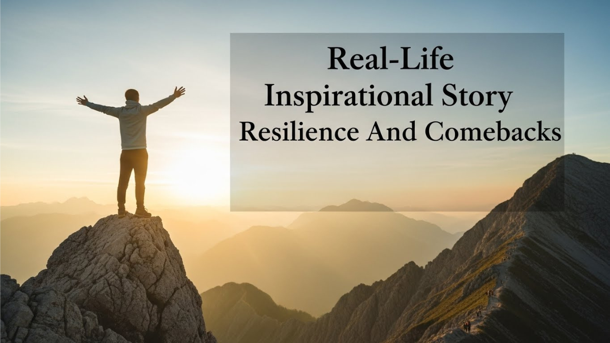 Real-Life Inspirational Story About Resilience And Comebacks Today