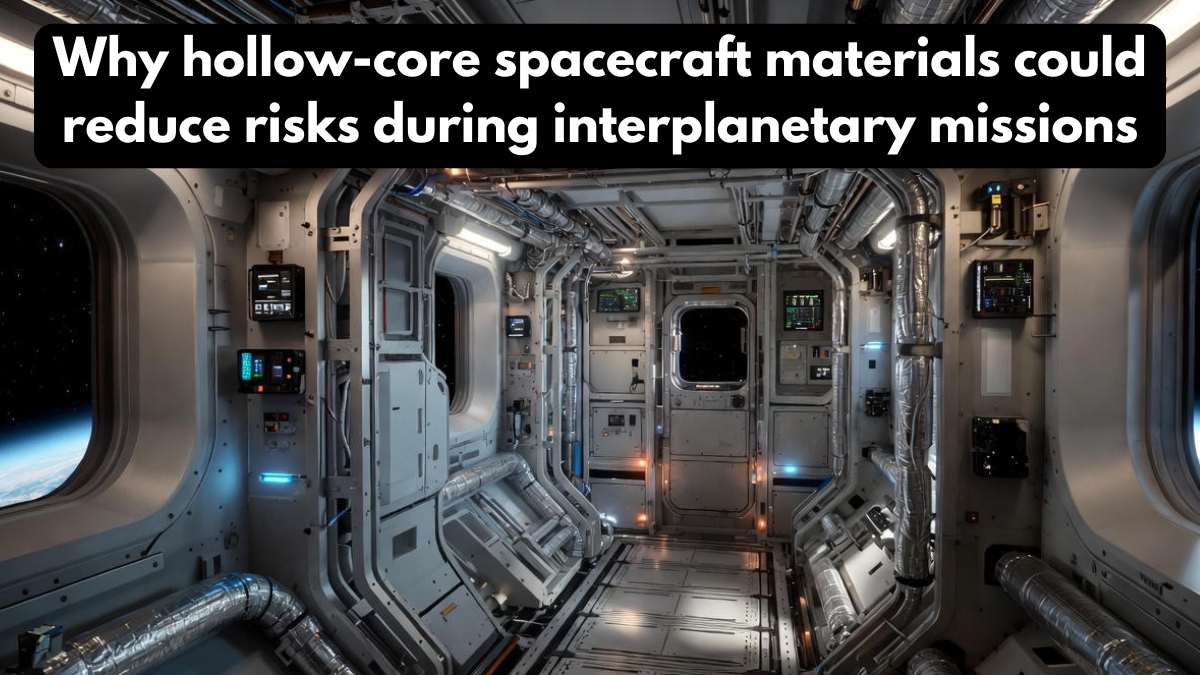 Why hollow-core spacecraft materials could reduce risks during interplanetary missions