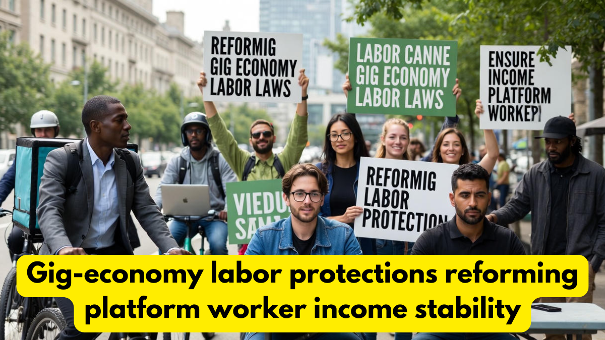 Gig-economy labor protections reforming platform worker income stability