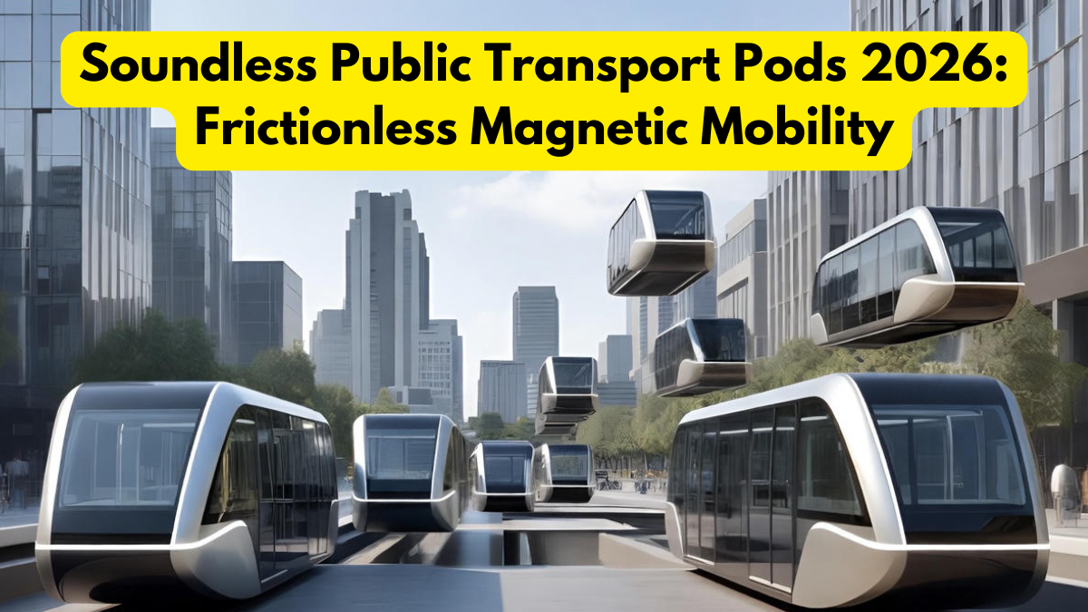 Soundless Public Transport Pods 2026: Frictionless Magnetic Mobility