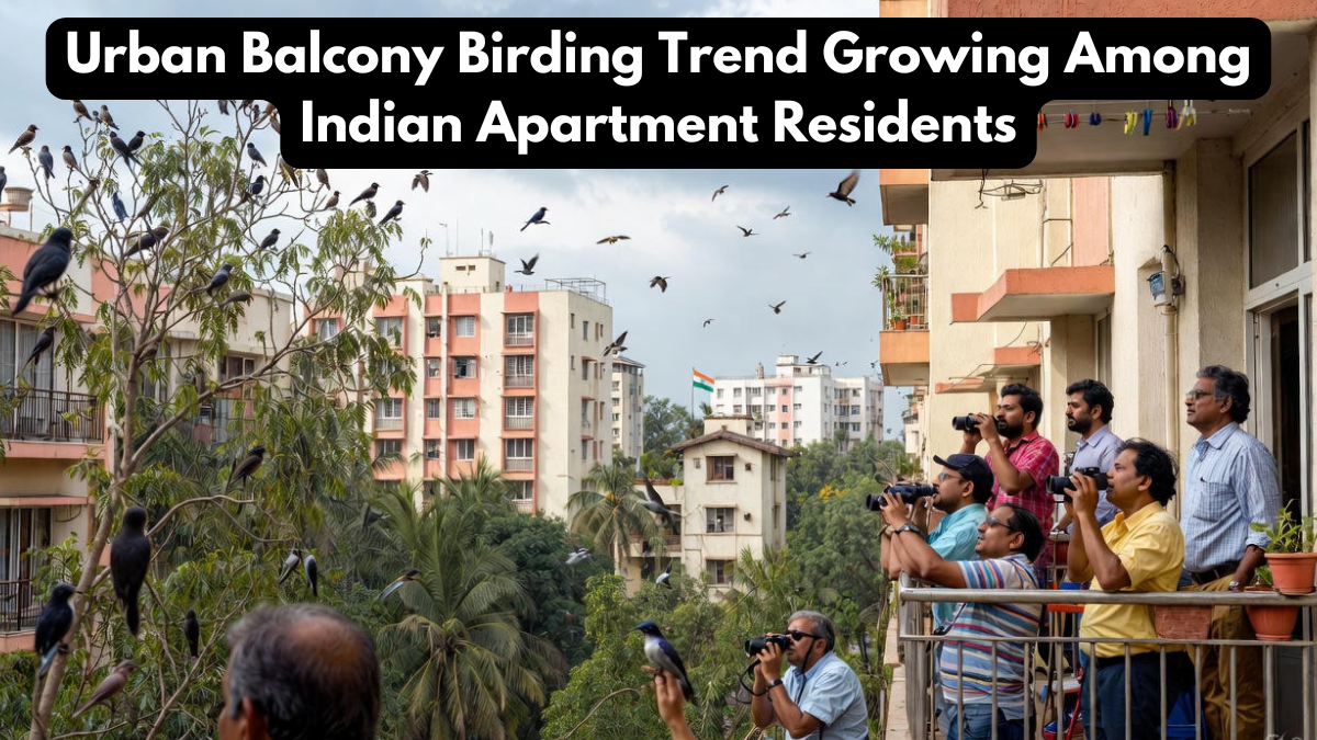 Urban Balcony Birding Trend Growing Among Indian Apartment Residents