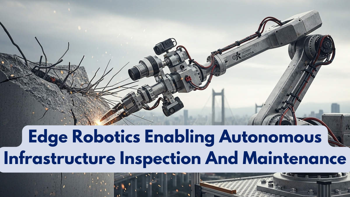 Edge Robotics Enabling Autonomous Infrastructure Inspection And Maintenance