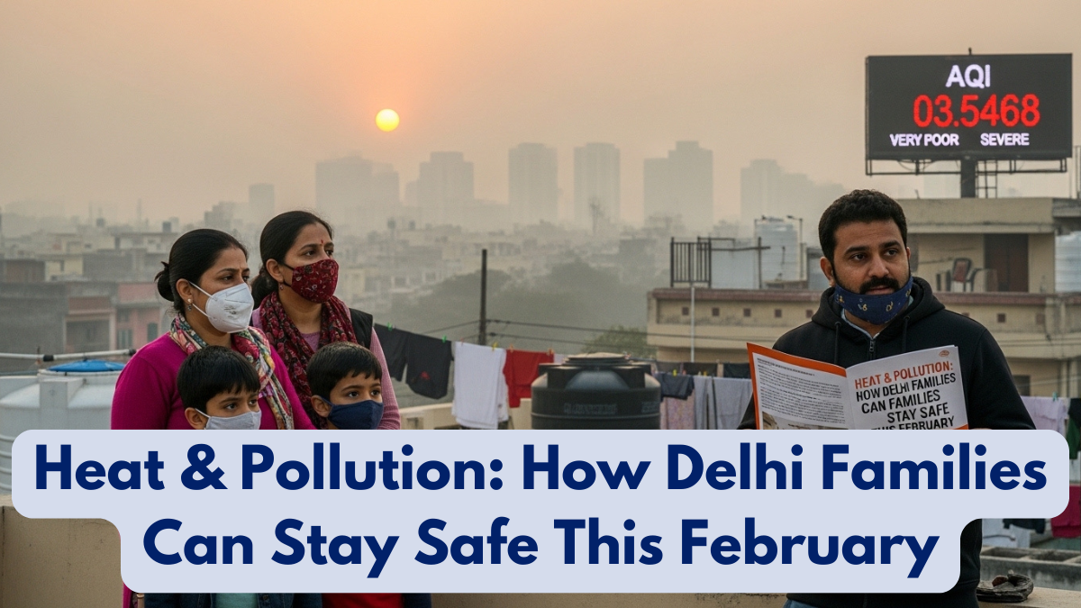 Heat & Pollution: How Delhi Families Can Stay Safe This February