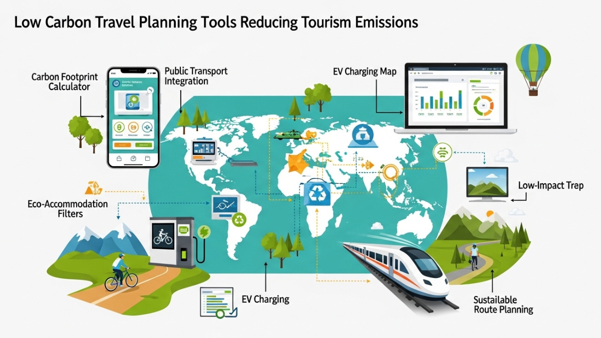 Low Carbon Travel Planning Tools Reducing Tourism Emissions