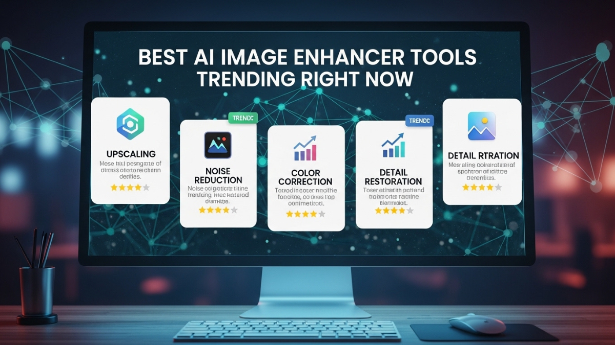 Best AI Image Enhancer Tools Trending Right Now