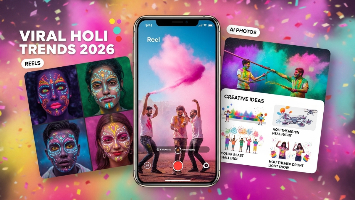 Viral Holi Trends 2026: Reels, AI Photos and Creative Ideas