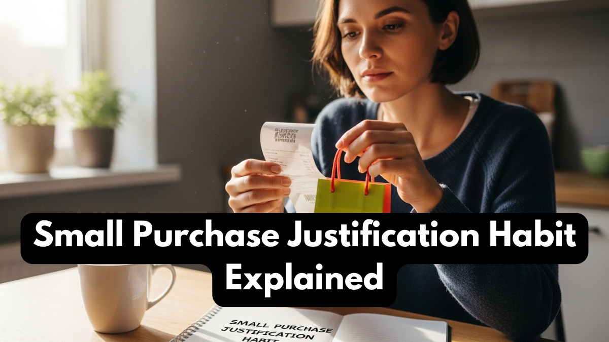 Small Purchase Justification Habit Explained