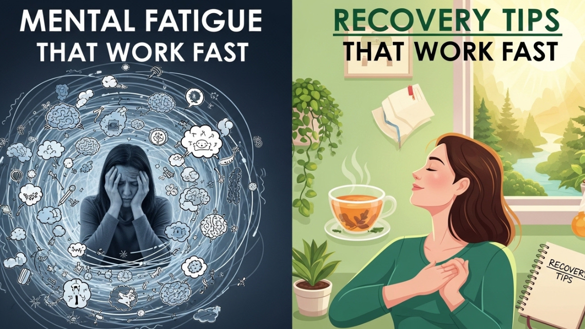 Mental Fatigue Recovery Tips That Work Fast