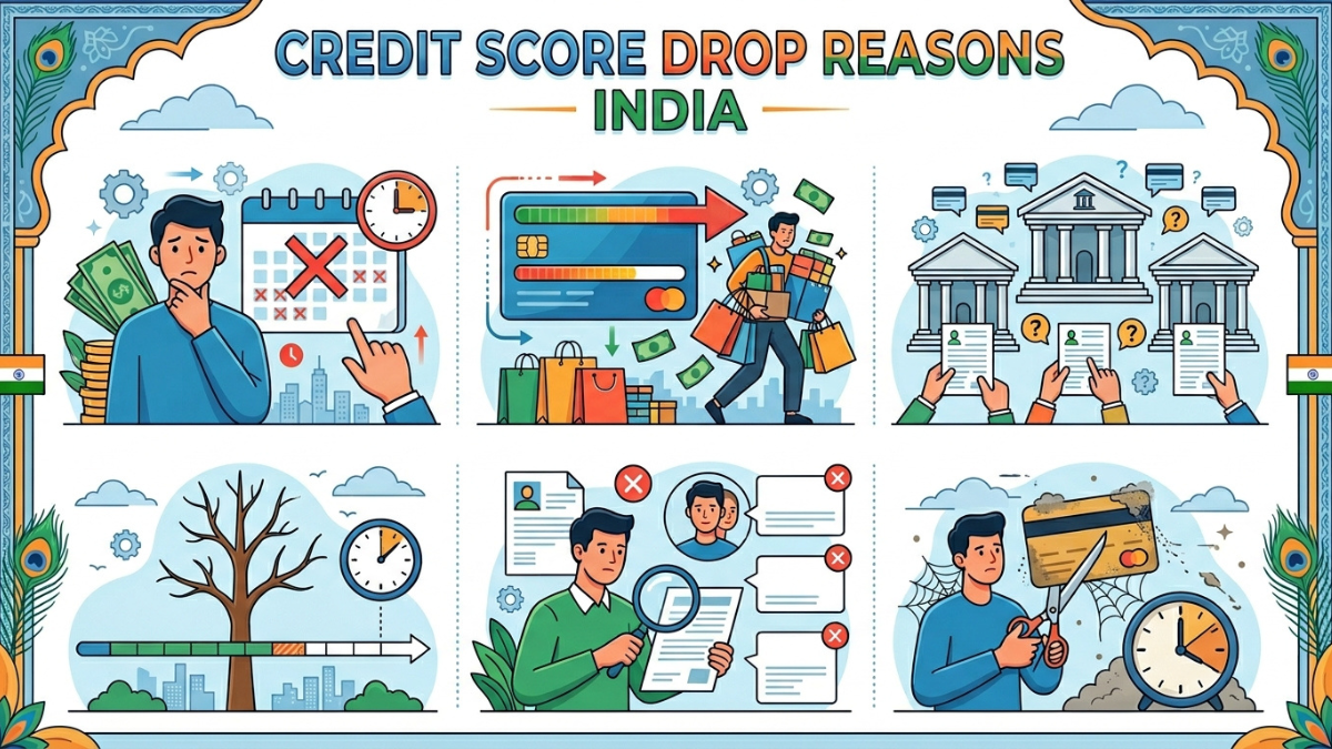 Credit Score Drop Reasons India Explained